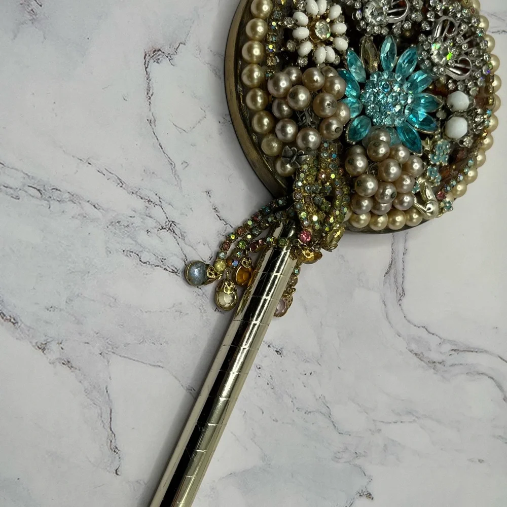 Vintage Handheld Mirror Wicked Inspired